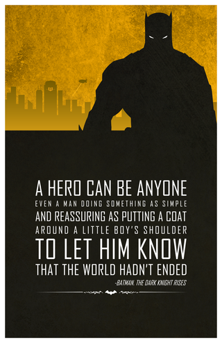 Illustration for article titled Adam Thompson Poster Project: "Heroic Words of Wisdom"